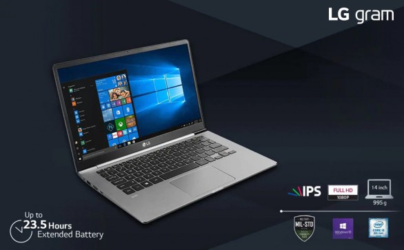 LG LAUNCHES NEW gram LAPTOPS IN INDIA