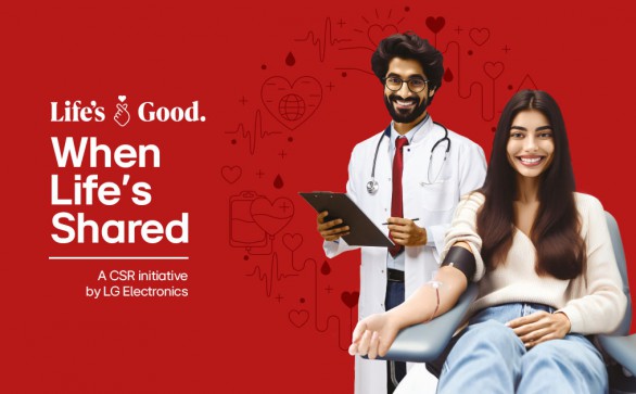 LIFES GOOD WHEN LIFES SHARED LG ELECTRONICS URGES YOUTH TO MAKE A LIFE SAVING IMPACT