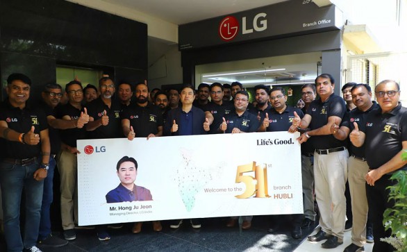 Managing Director of LG Electronics India travels to Hubli marking his 51st visit across the country in 1 year