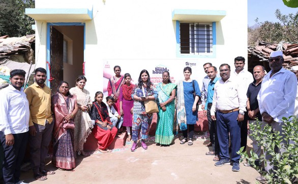 Under Let s Build a House initiative LG Electronics and Habitat For Humanity India handover 18 homes and 40 Sanitation Units